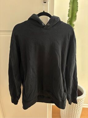 Classic Black Hooded Sweatshirt